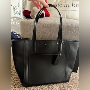 Kate Spade Large Pocket Tote Lalena Black NWT